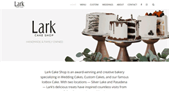 Desktop Screenshot of larkcakeshop.com